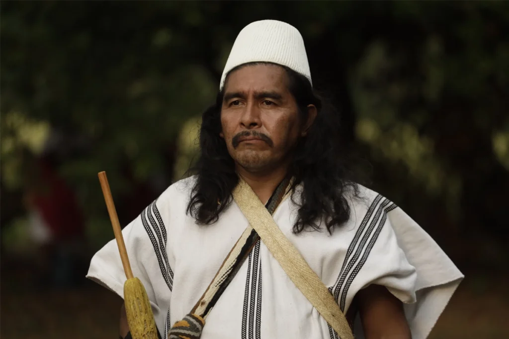 Luis Salcedo Zalabata, gobernador del Cabildo Arhuaco del Magdalena y La Guajira, representante del pueblo Arhuaco
